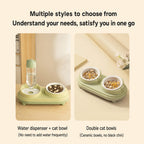 Elevated Double Bowl Waterer