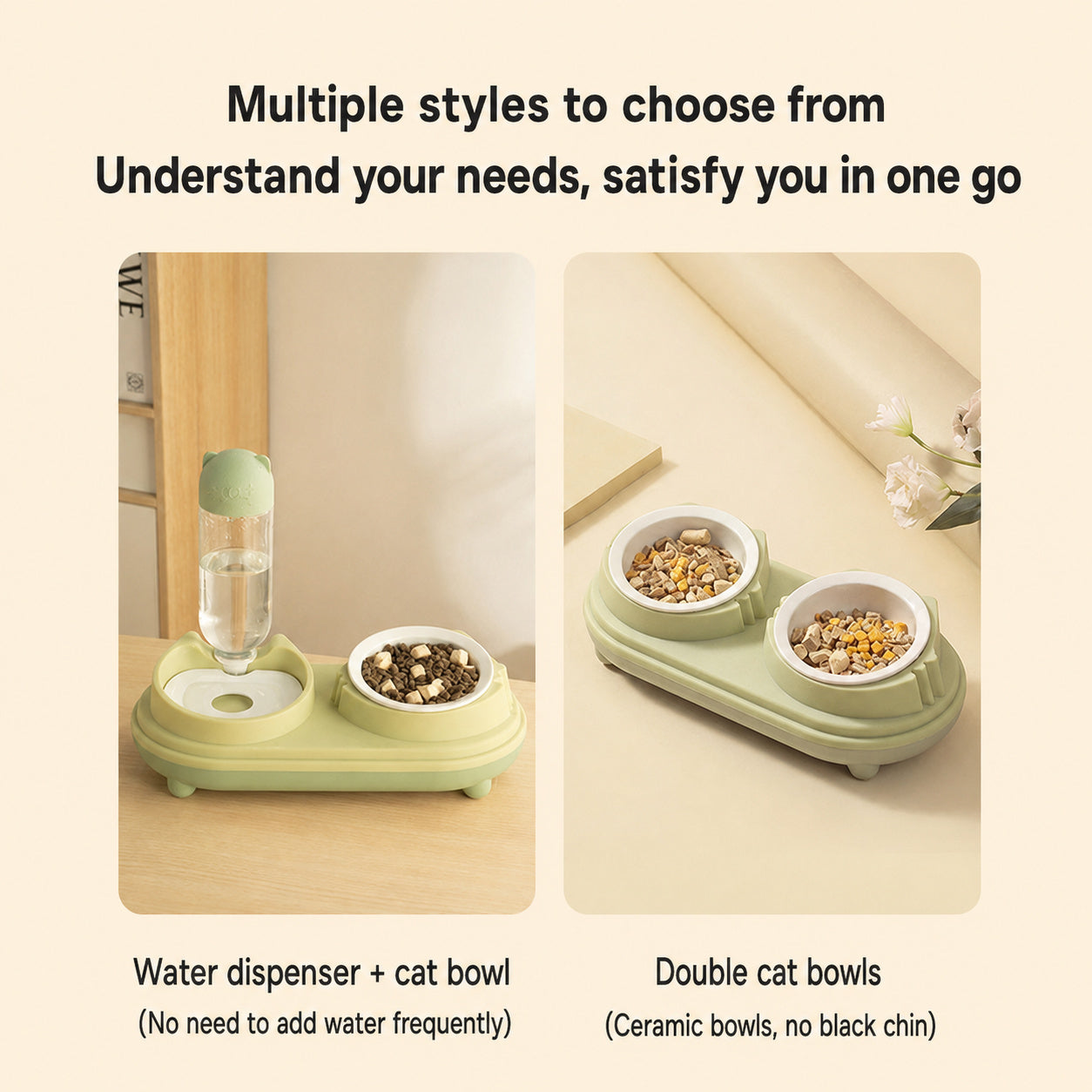 Elevated Double Bowl Waterer