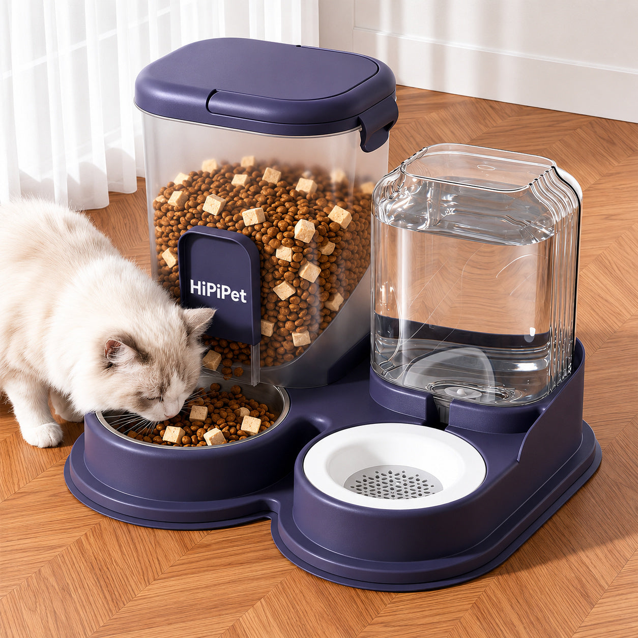 Auto-refill Pet Feeder Station