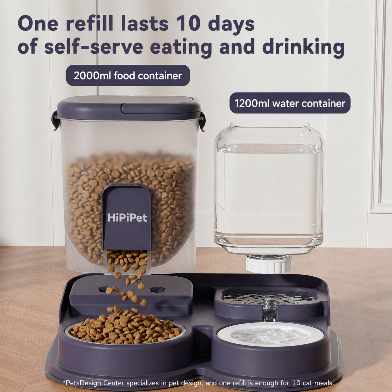 Auto-refill Pet Feeder Station