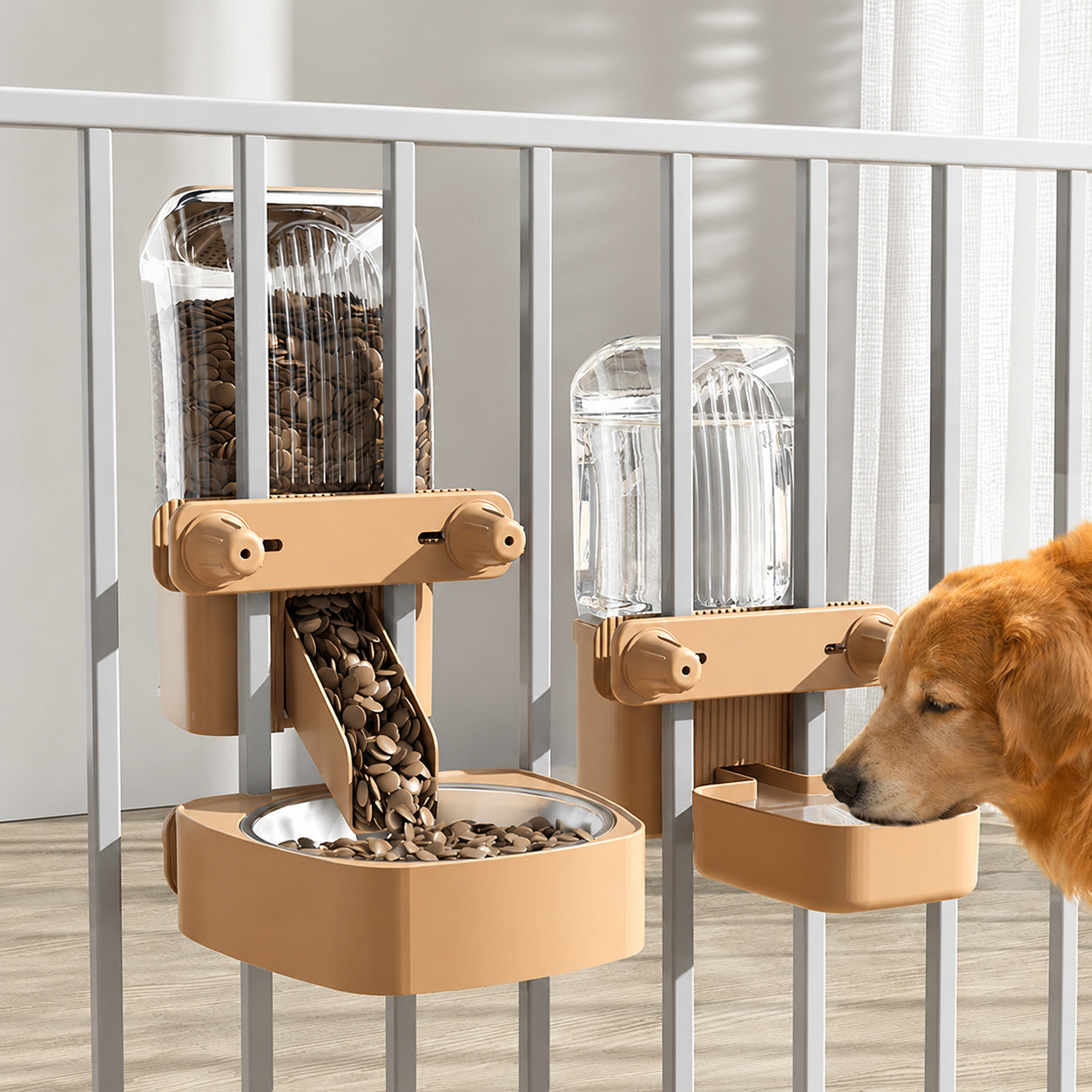 Hanging Crate Feeder Waterer