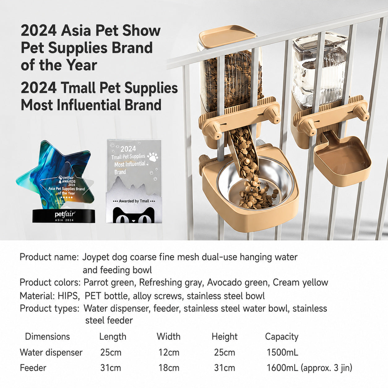 Hanging Crate Feeder Waterer