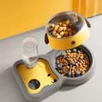 Tilted Slow-feed Pet Bowl
