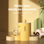 Column Pet Feeder Fountain