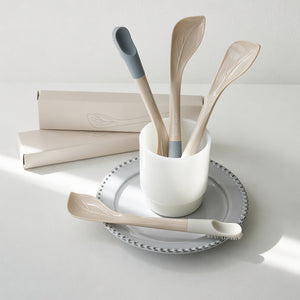 Leaf-shaped Silicone Can Spoon