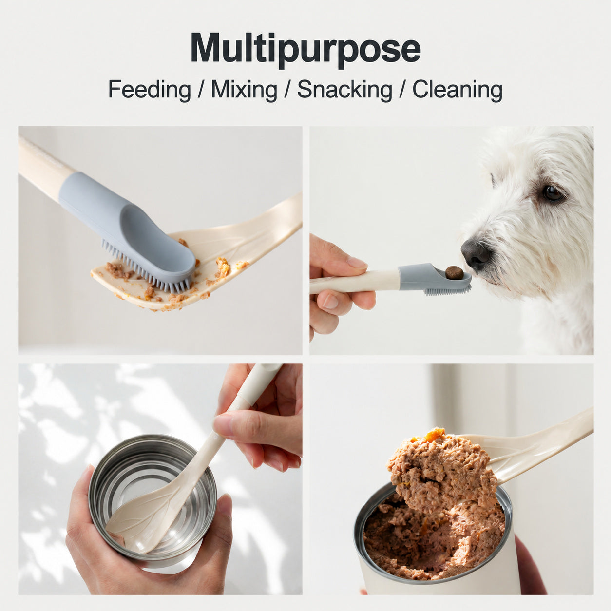 Leaf-shaped Silicone Can Spoon