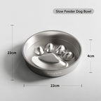 304 Stainless Slow-feed Dog Bowl