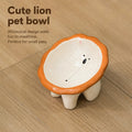 Ergonomic Tilted Ceramic Cat Bowl