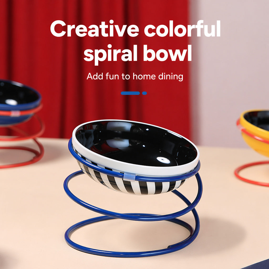 Angled Ceramic Pet Bowl Stand