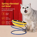 Angled Ceramic Pet Bowl Stand