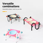 Adjustable Ceramic Double Feeder