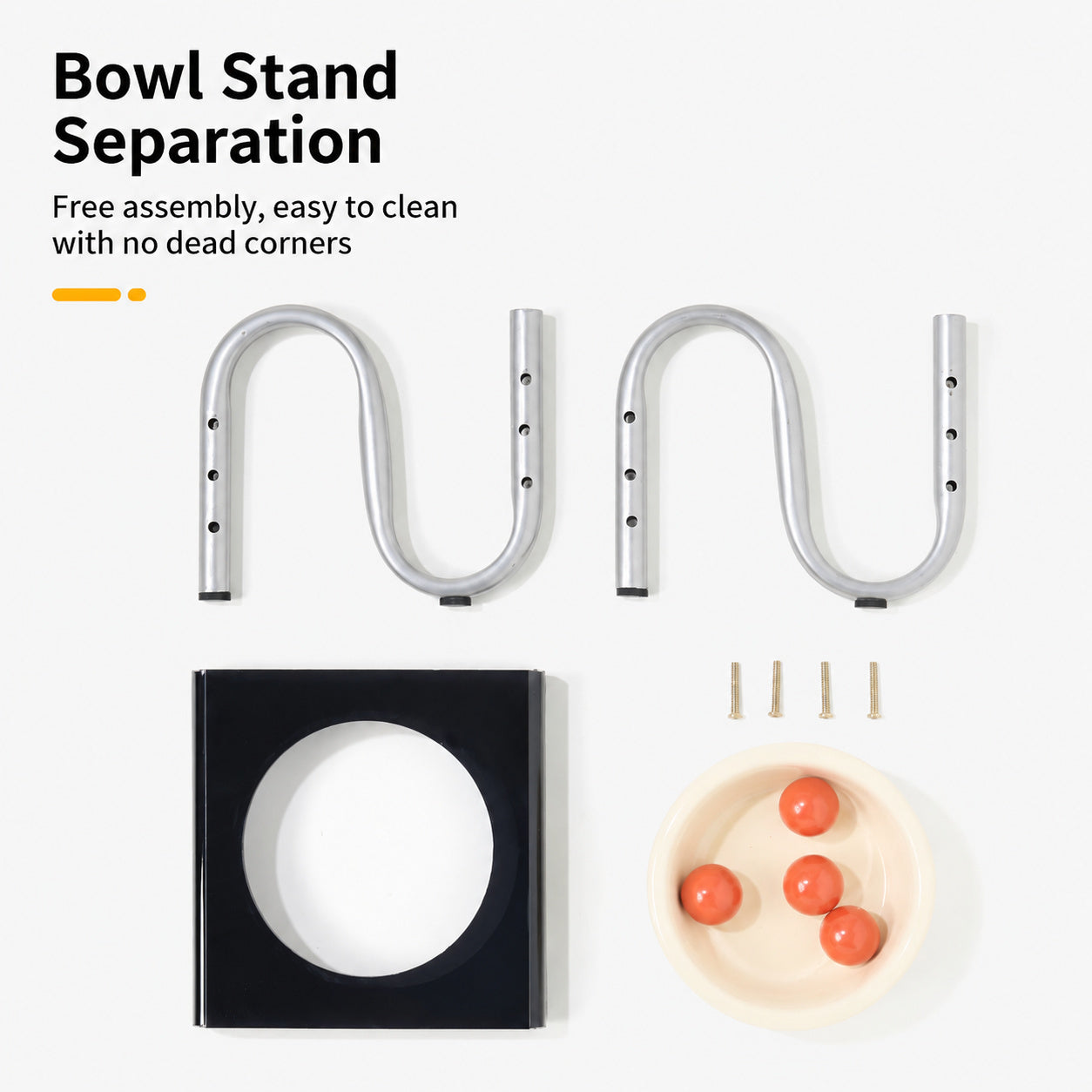 Adjustable Ceramic Double Feeder