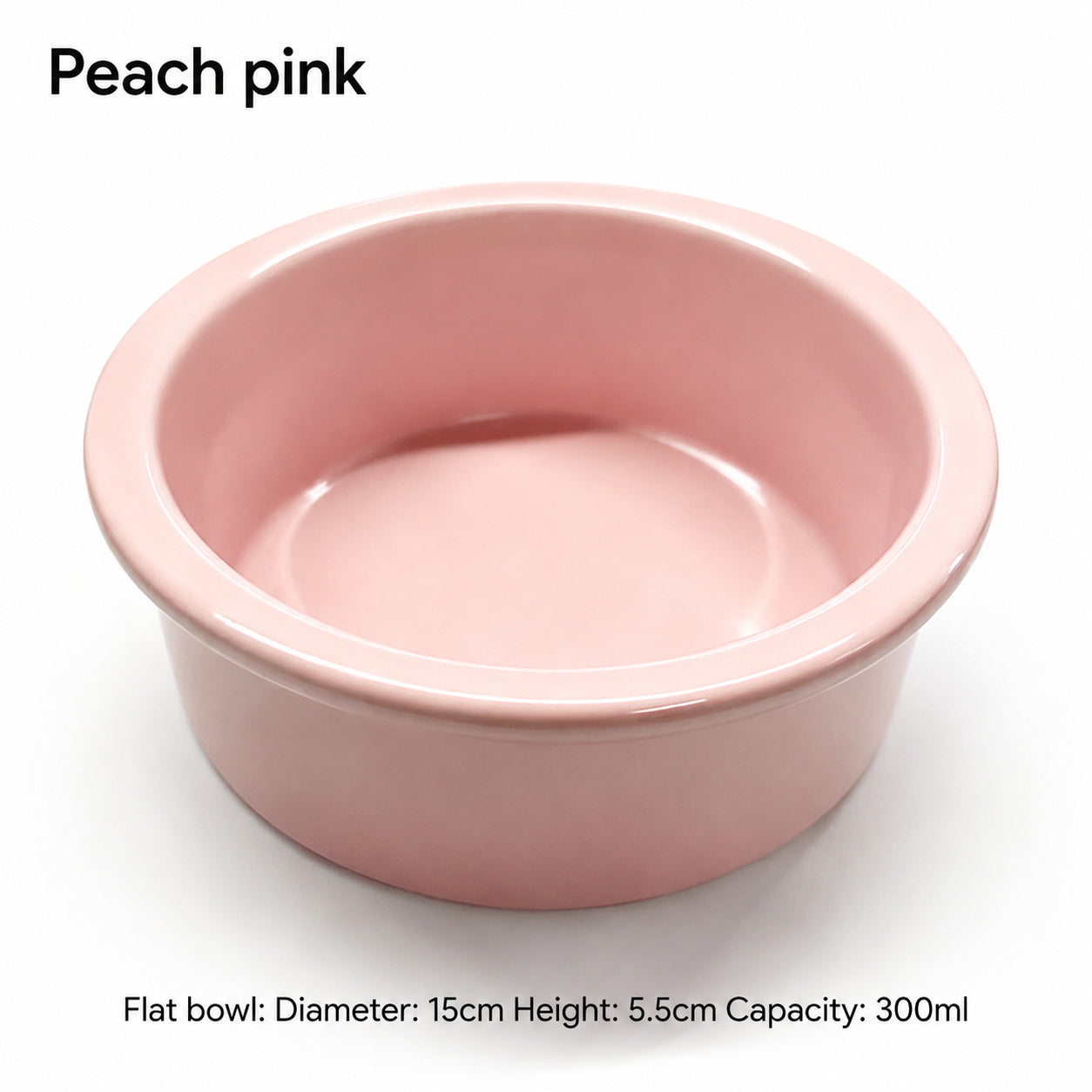Tilted Anti-topple Ceramic Bowl