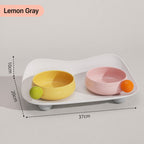Wide Ceramic Anti-tip Pet Bowl