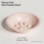 High-fired Ceramic Slow-feed Bowl