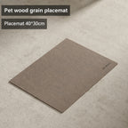 Waterproof Wood Grain Pet Mat