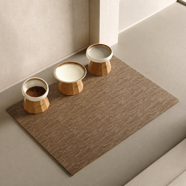 Waterproof Wood Grain Pet Mat