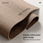 Waterproof Wood Grain Pet Mat