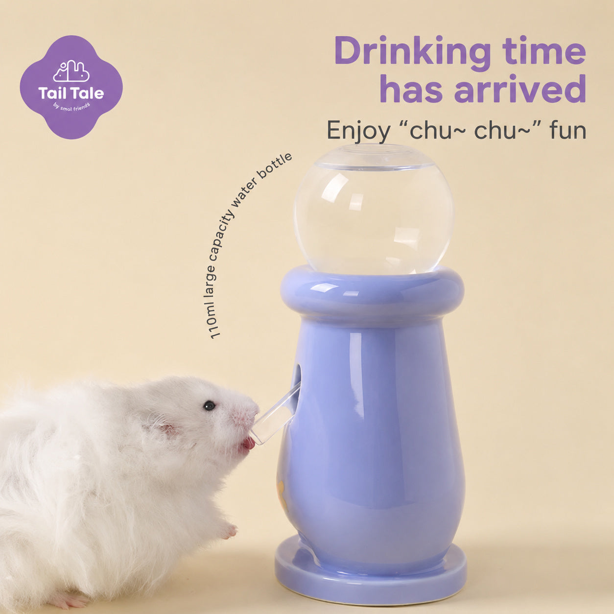 Ceramic Hamster Water Tower