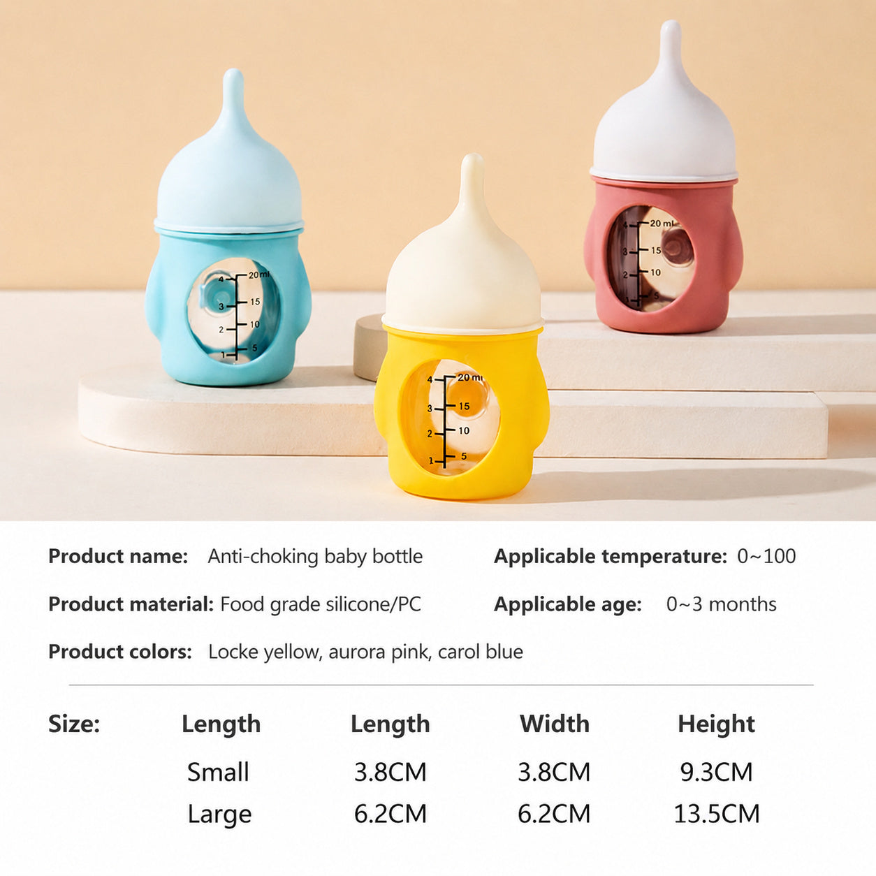 Soft Silicone Pet Feeding Bottle