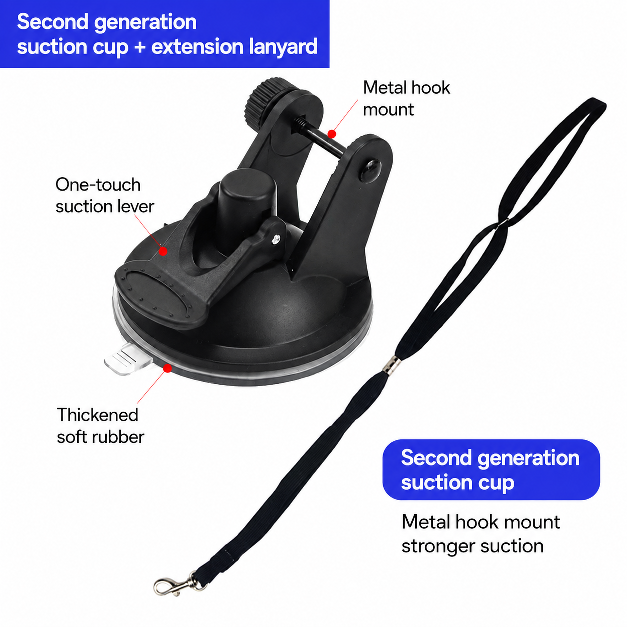 Pet Bath Suction Tether