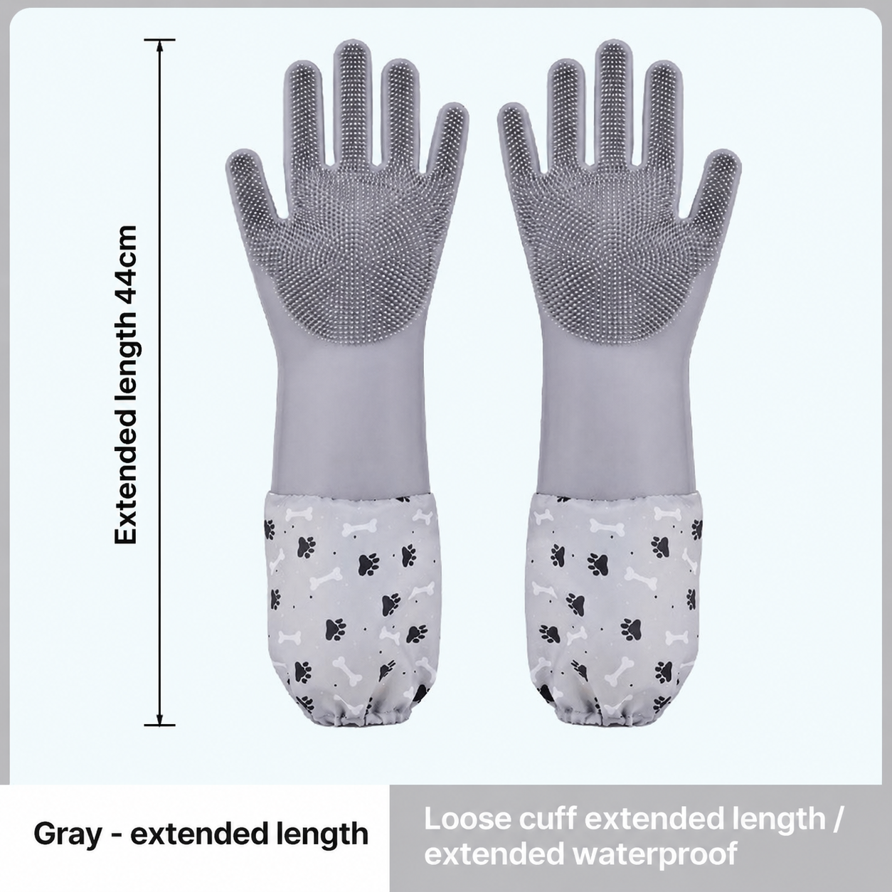 Silicone Pet Bath Gloves