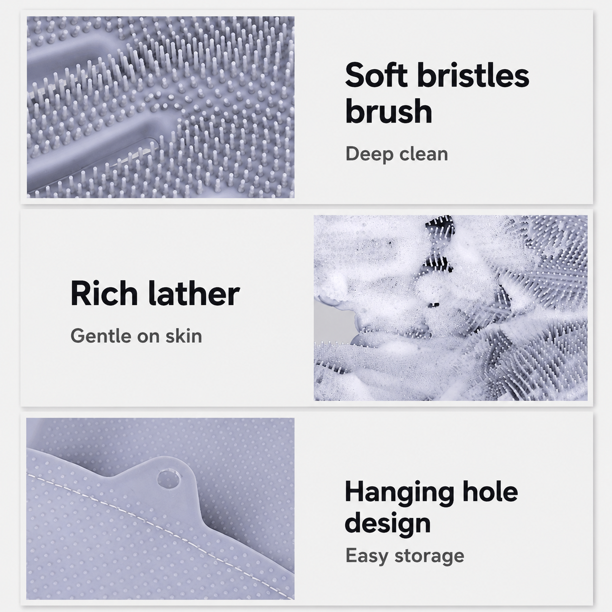 Silicone Pet Bath Gloves