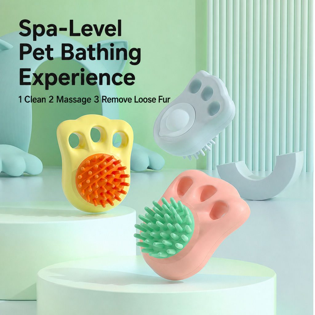 Silicone Bath Dispenser Brush