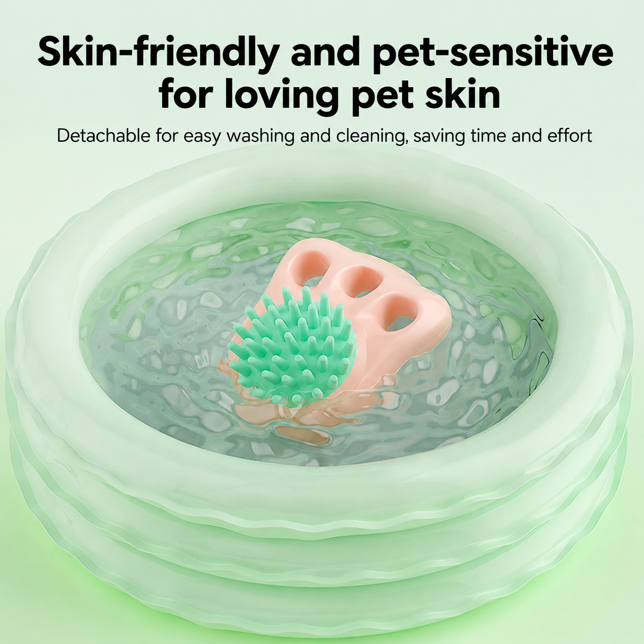 Silicone Bath Dispenser Brush