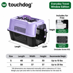 360° ventilated travel crate