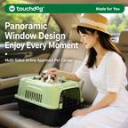 360° ventilated travel crate