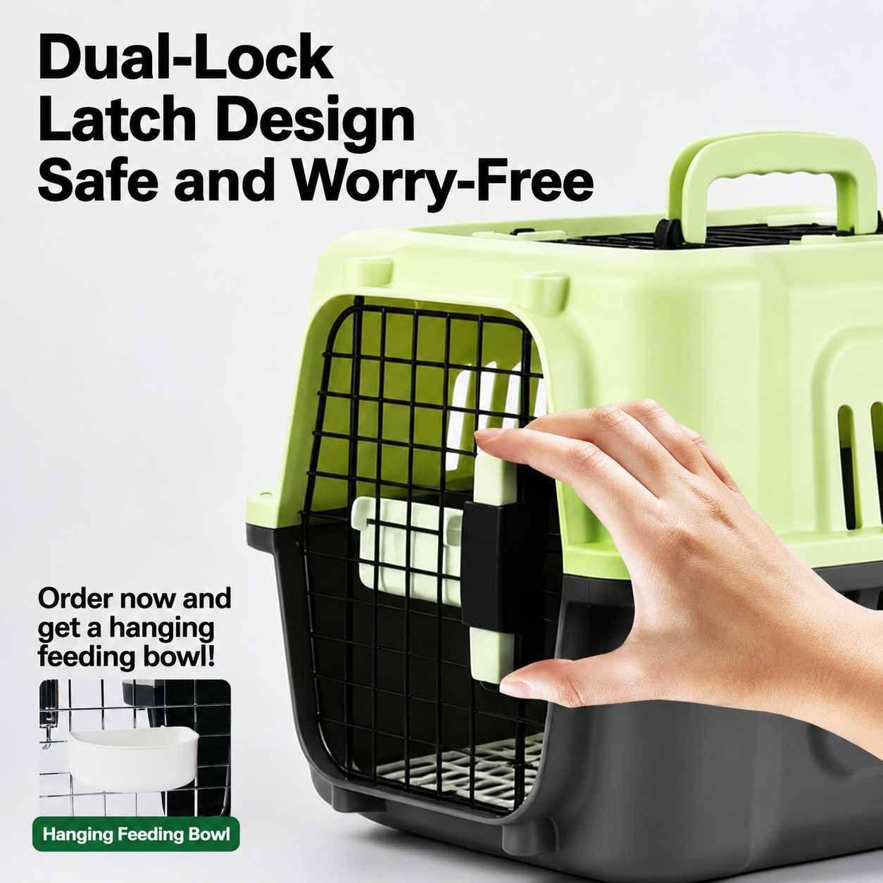 360° ventilated travel crate