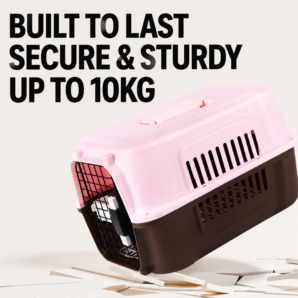 360° ventilated travel crate