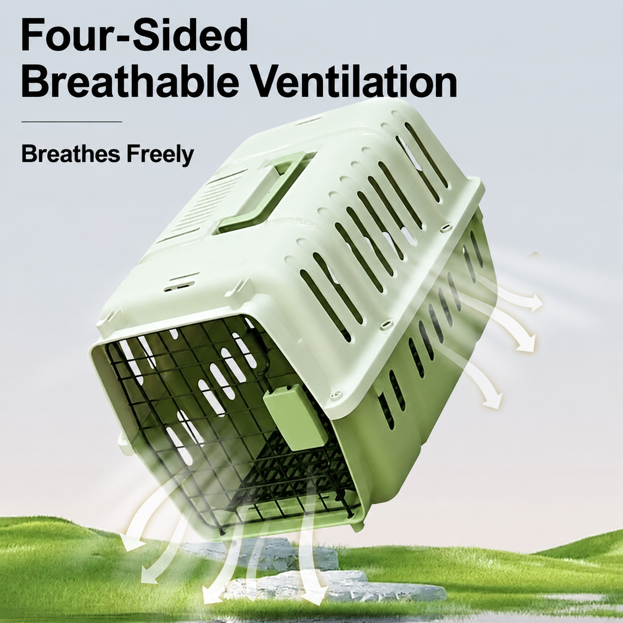 360° Ventilated Pet Crate
