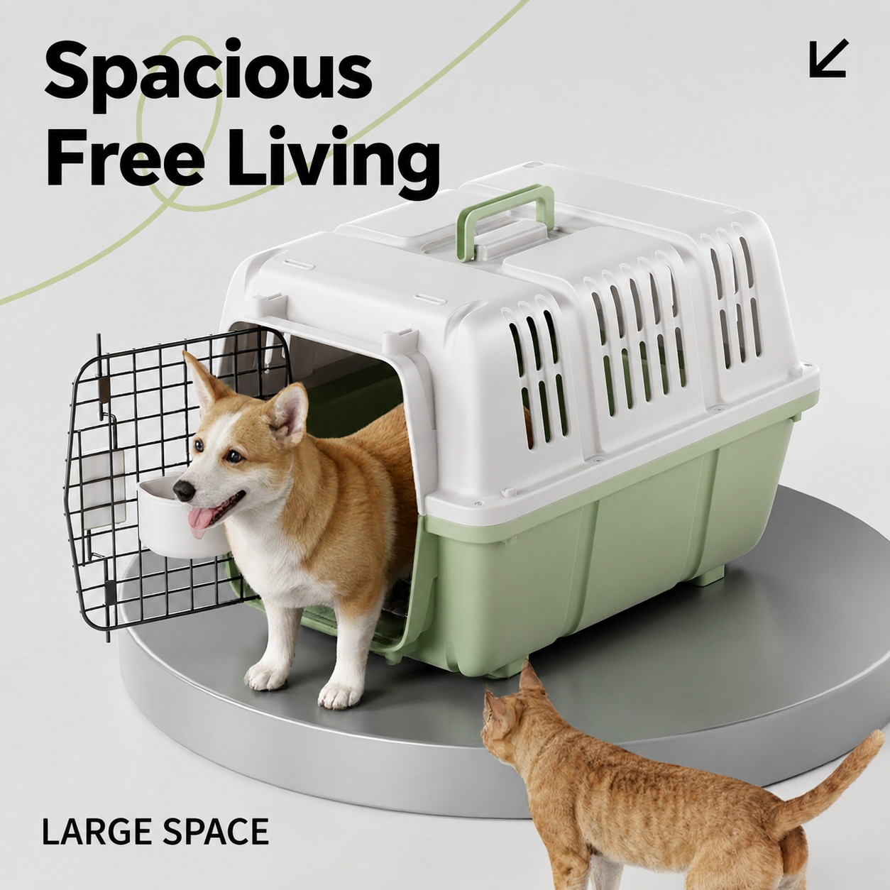 360° Ventilated Pet Crate