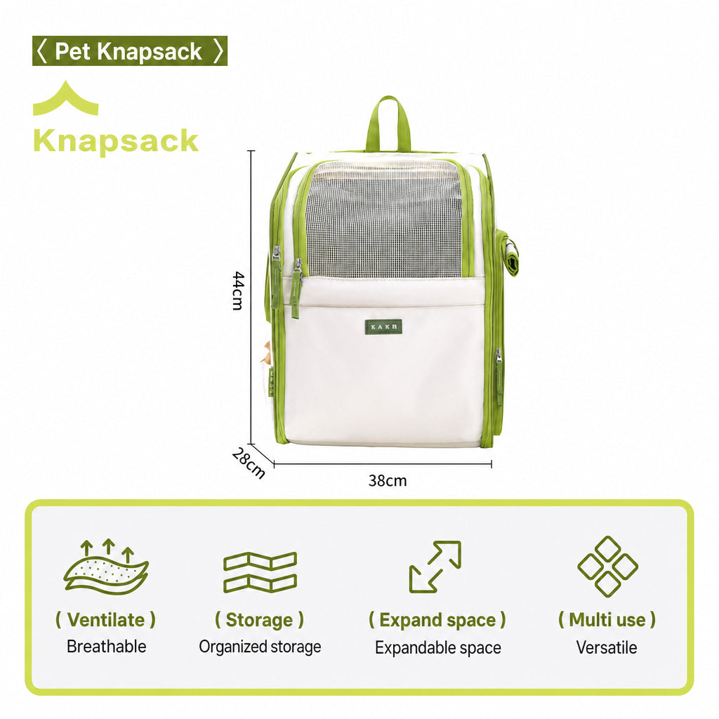 Expandable Airflow Pet Backpack