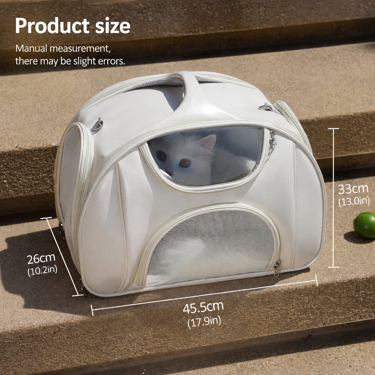 Rolling Cat Carrier Backpack