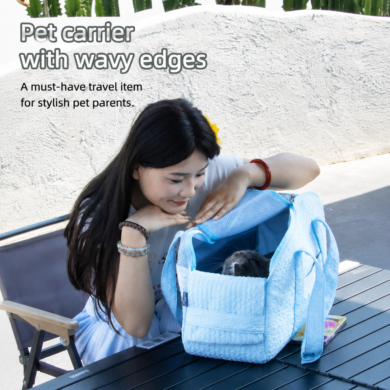 Lace Pet Carrier Tote