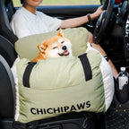 Color-block Pet Car Seat Bed
