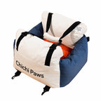 Color-block Pet Car Seat Bed