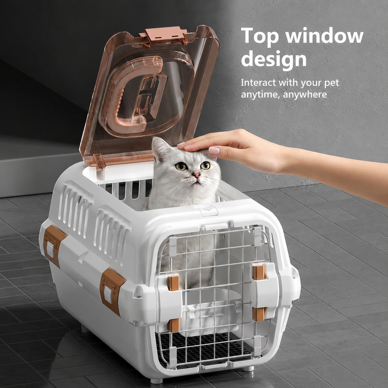 Ventilated Travel Carrier Dual-lock