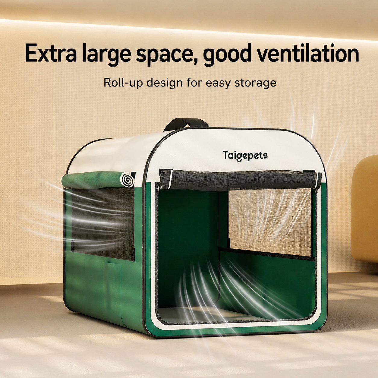 Foldable Pet Crate Den