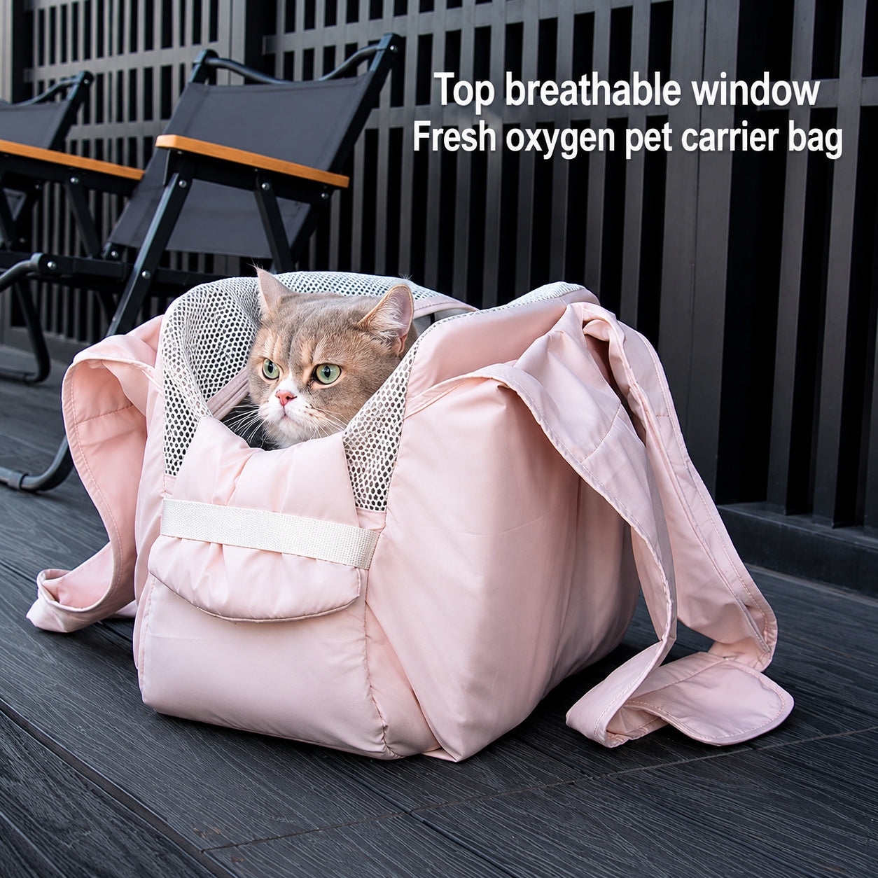 Breathable Mesh Pet Carrier Tote