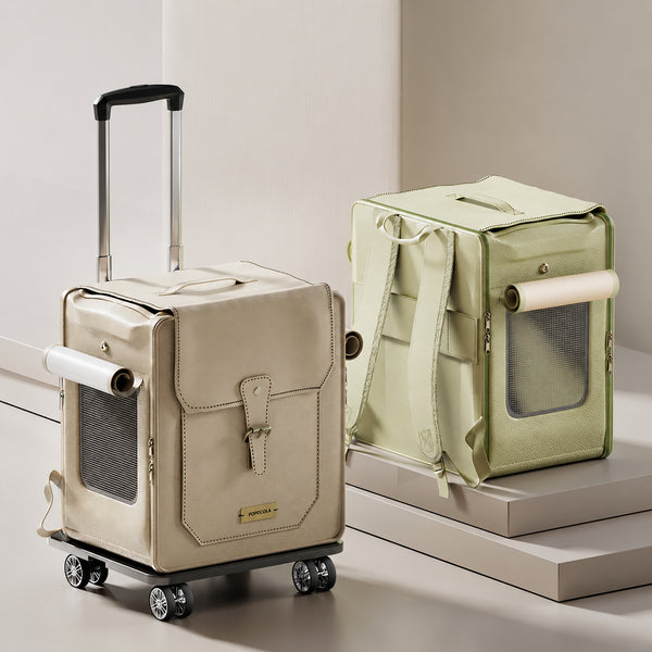 XL Cat Trolley Backpack Mesh