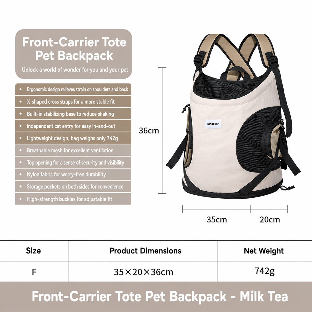 Hands-Free Mesh Pet Carrier