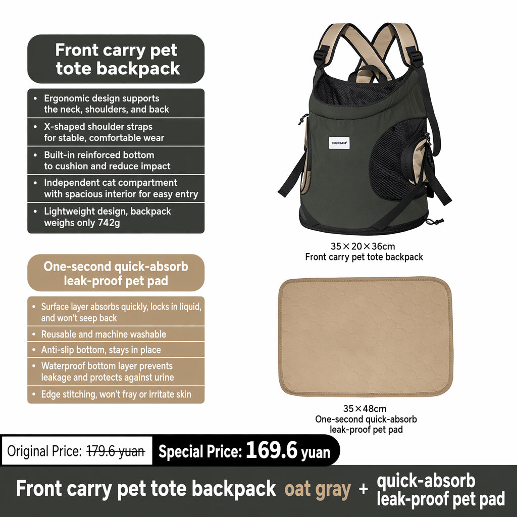 Hands-Free Mesh Pet Carrier