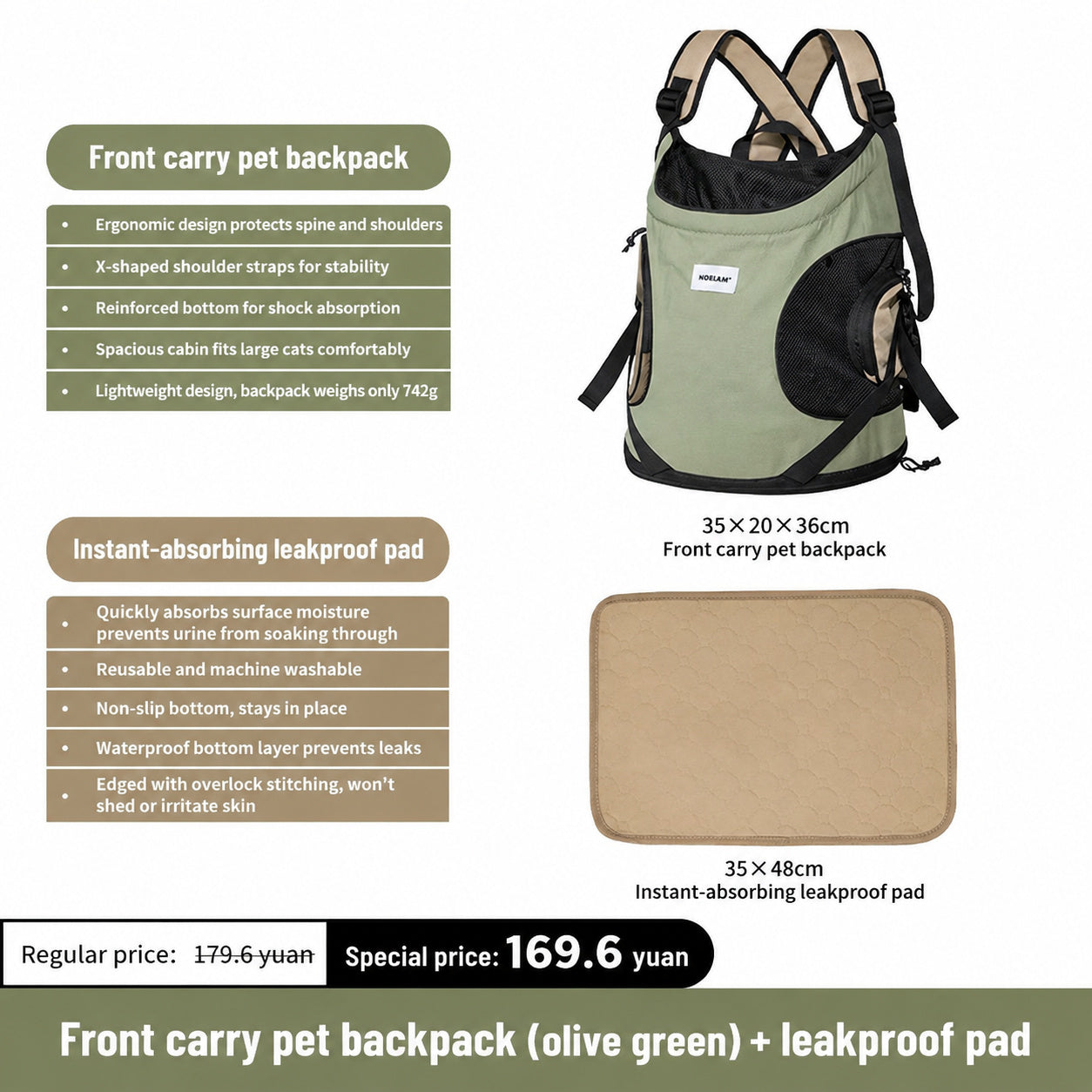 Hands-Free Mesh Pet Carrier