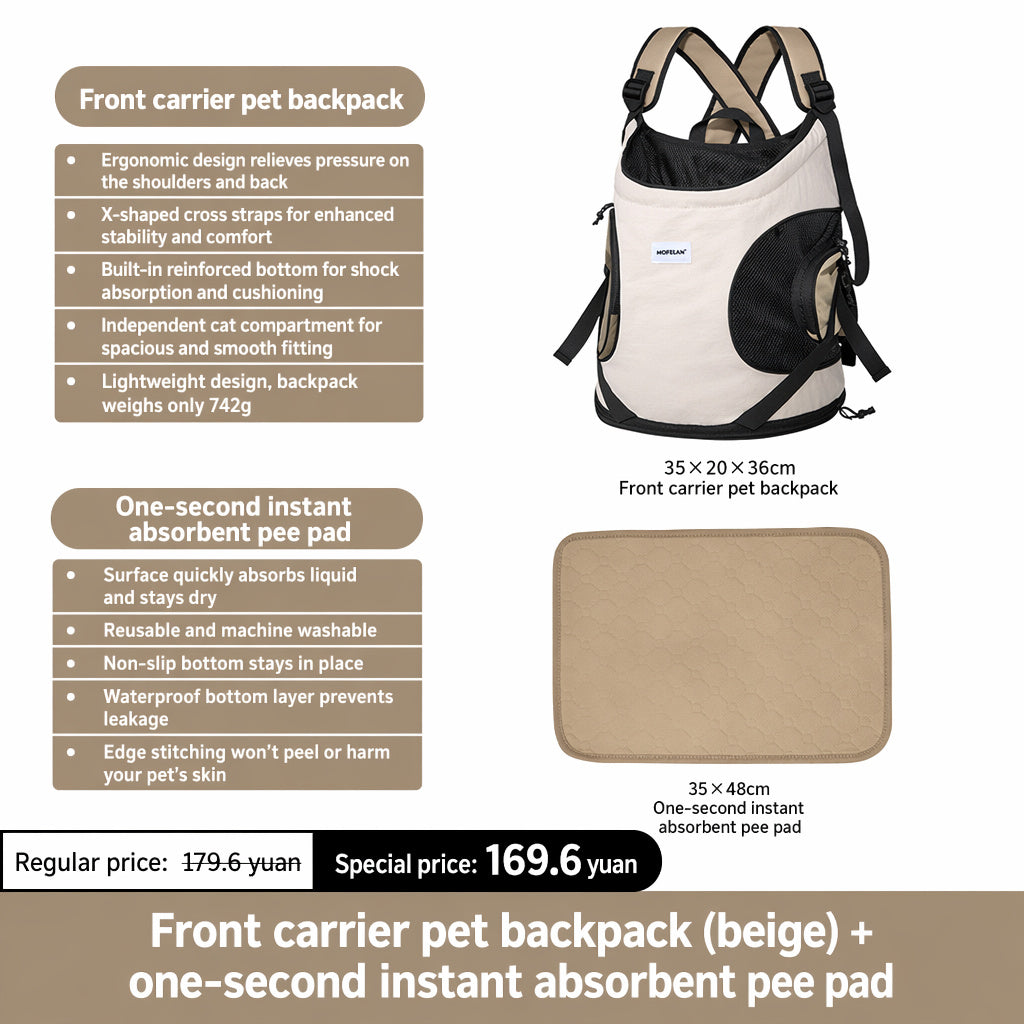 Hands-Free Mesh Pet Carrier