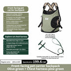 Hands-Free Mesh Pet Carrier