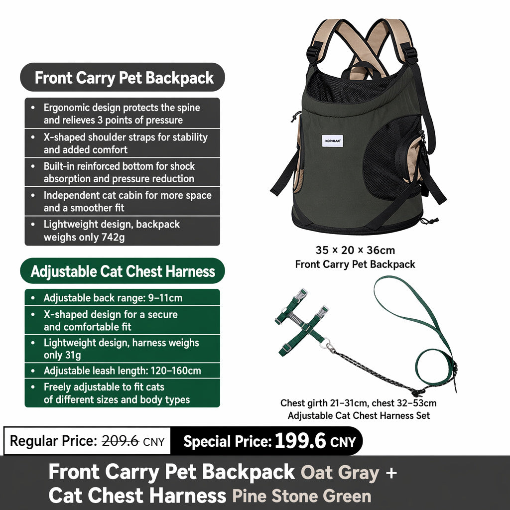 Hands-Free Mesh Pet Carrier